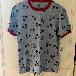 Disney Unisex Small Gray Mickey Mouse Shirt